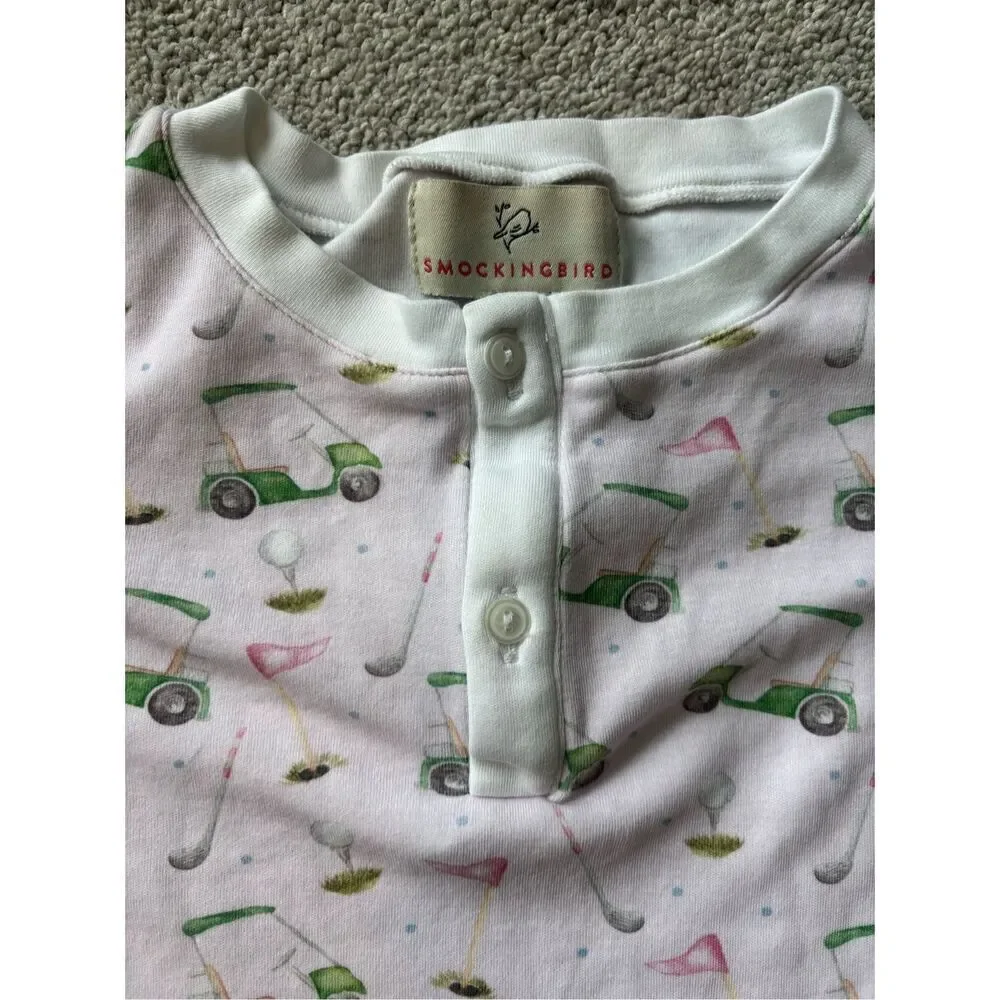 NWOT Smockingbird girls henley golf girls top, $58 sz 10 C6
